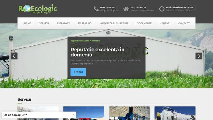 Ro Ecologic - solutii complete pentru managementul deseurilor