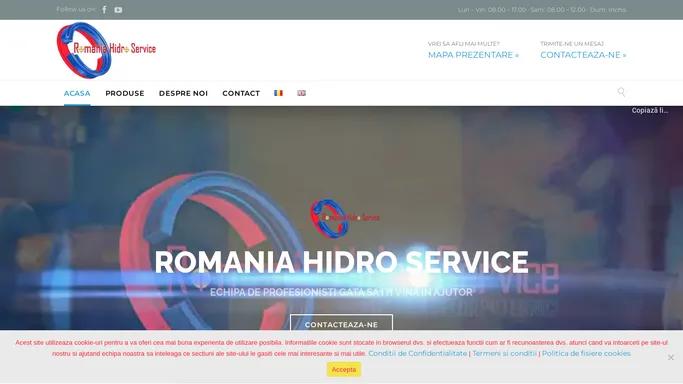 Romania Hidro Service - Garnituri si furtunuri hidraulice, cilindri hidraulici