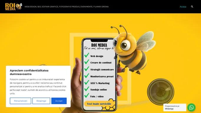 Agentie Web Design Bucuresti – ROI MEDIA WEB DESIGN - Preturi mici