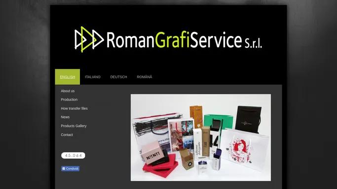 roman grafiservice srl - shopping bags - English