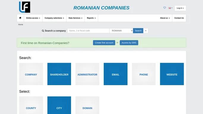 All Romanian Companies with complete information