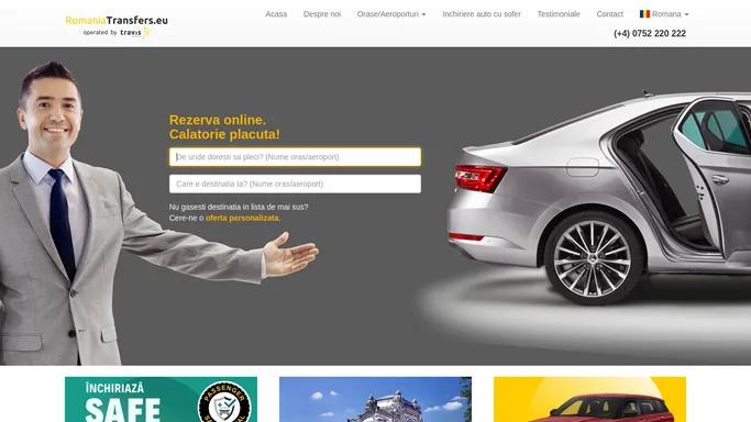 Transferuri auto private si de grup in Romania | RomaniaTransfers.eu