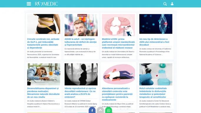 ROmedic - Ghid de sanatate si biblioteca medicala
