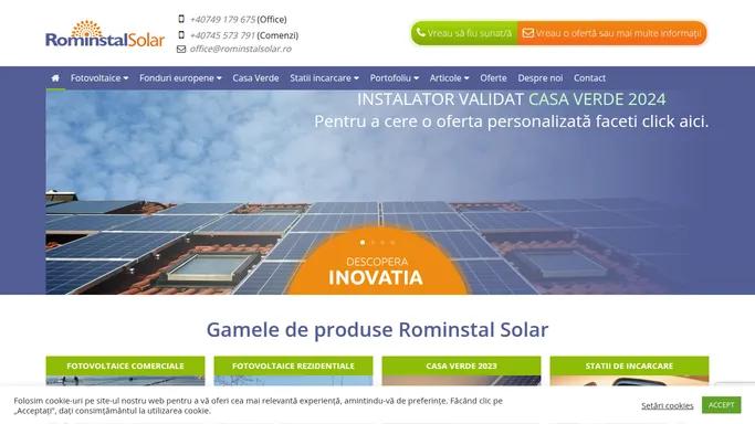 Prima pagina - Rominstal Solar