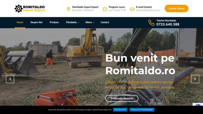 Romitaldo - Reprezentant in Romania si Service - Solutii Tehnice Instalatii