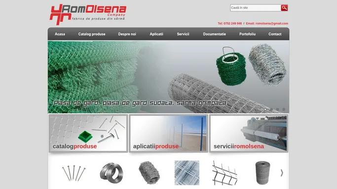 RomOlsena.ro - Fabrica de produse din sarma