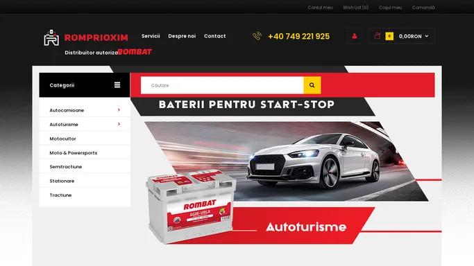 Romprioxim, Distribuitor autorizat acumulatori Rombat