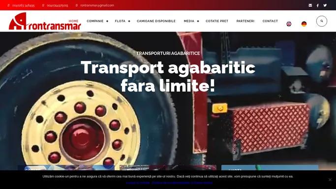 Transporturi Agabaritice si Industriale - overweight load