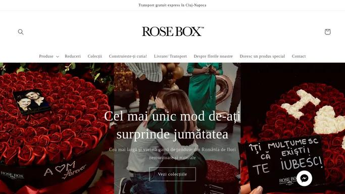 Rose Box Romania - Flori Nemuritoare | Cutii de lux – ROSE BOX ROMANIA