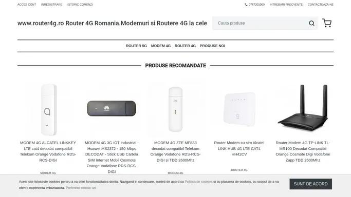 www.router4g.ro Router 4G Romania.Modemuri si Routere 4G la cele mai bune preturi