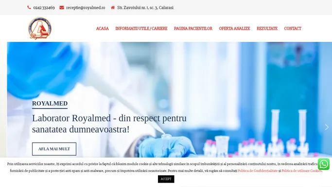 ROYALMED – LABORATOR DE ANALIZE MEDICALE