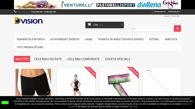 Dvision - magazin de accesorii si echipament sportiv - Dvision - articole sportive si accesorii pentru dans