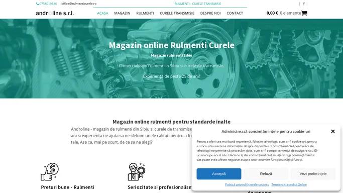 Magazin Rulmenti Sibiu - Curele - Androline