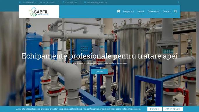 Cleam Water| Solutii pentru tratare apa potabila si epurare apa uzata | Echipamente profesionale pentru tratarea apei. Statii de epurare. Proiectare si executie de sisteme complete pentru filtrare si epurare apa potabila si apa uzata.