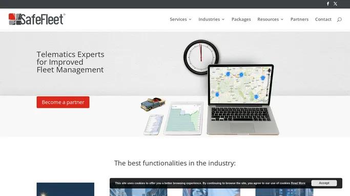 Telematics Experts for Improved Fleet Management | SafeFleet
