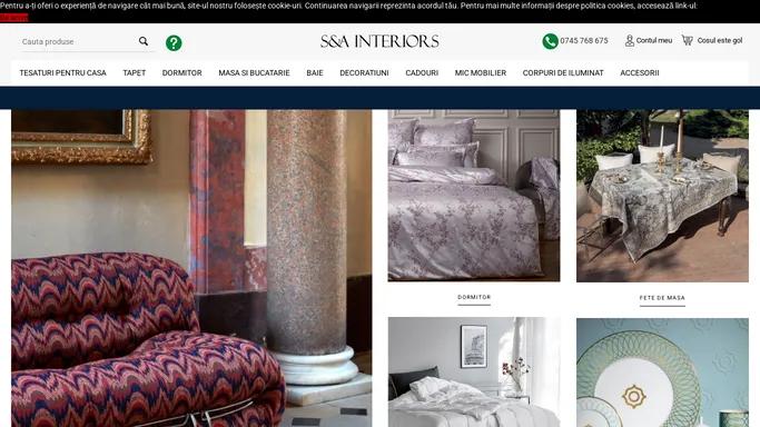 Design Interior & Accesorii De Lux pentru casa si birou | SaInteriors