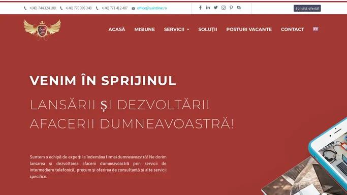 SAINT LINE 2024 | Web Design Cluj-Napoca | Realizare Site-uri Web Personalizate