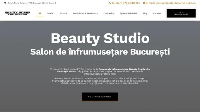 ▷ Beauty Studio | Salon de infrumusetare Bucuresti Sector 3