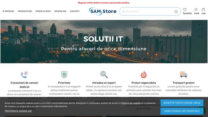 SAM Store - Magazin IT exclusiv pentru firme