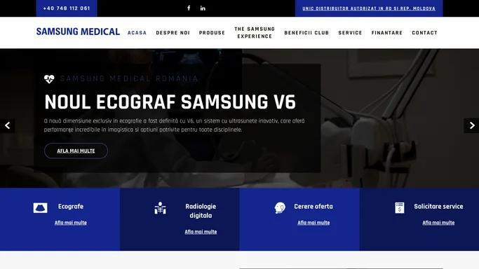 Samsung Medical Romania - Ecografe doppler 4D, ginecologie, cardiologie