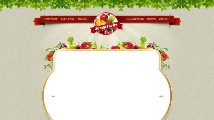 Sandy Fruits - Fructe de padure / Sucuri naturale