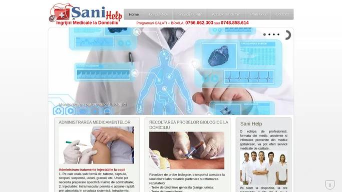 Sani Help - Ingrijiri la Domiciliu