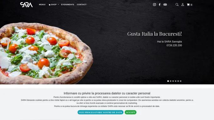 SARA - Gusta Italia la Bucuresti I Comenzi online