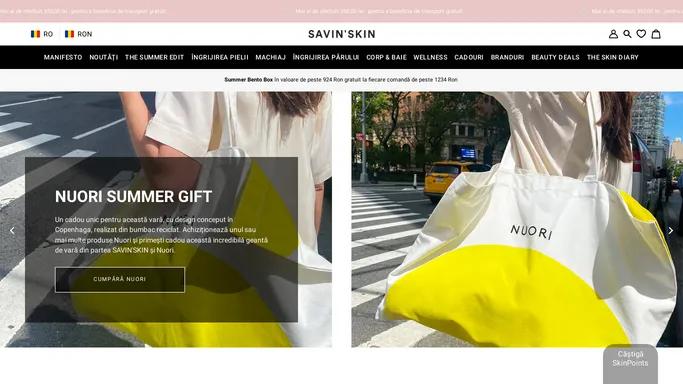 SAVIN'SKIN | Romania's Clean Beauty Concept Store – savin'skin