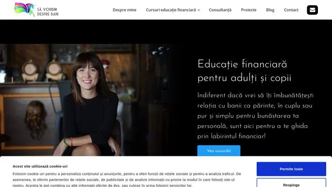 Educatie Financiara pentru Adulti si Copii - SaVorbimDespreBani