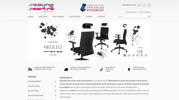 Magazin Online cu Scaune de Birou, Scaune de Bar, Scaune de Bucatarie, Scaune Directoriale | Scaune Smart