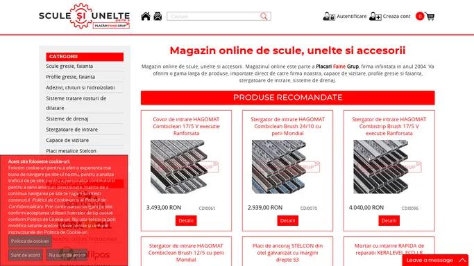 Magazin online scule si unelte gresie-faianta, sisteme Hago, Stelcon, Raimondi