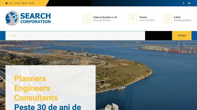 SEARCH CORPORATION – Planners • Engineers • Consultants