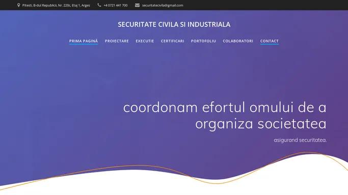 SECURITATE CIVILA SI INDUSTRIALA – Consultanta civila si industriala in domeniul securitatii la incendiu si protectiei civile – autorizare psi isu pompieri constructii urbanism