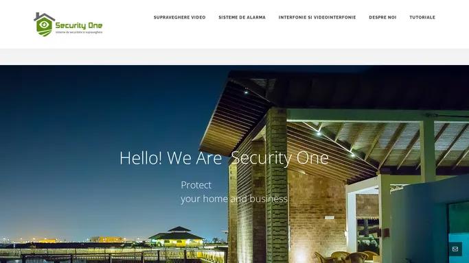 Security One – Sisteme de securitate