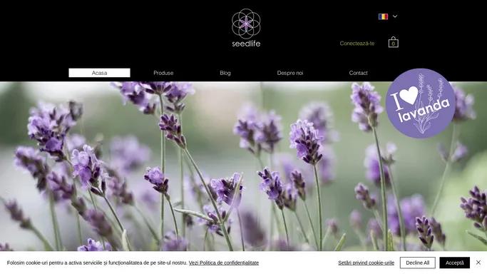 Seedlife - Ulei esential lavanda si difuzoare aromaterapie