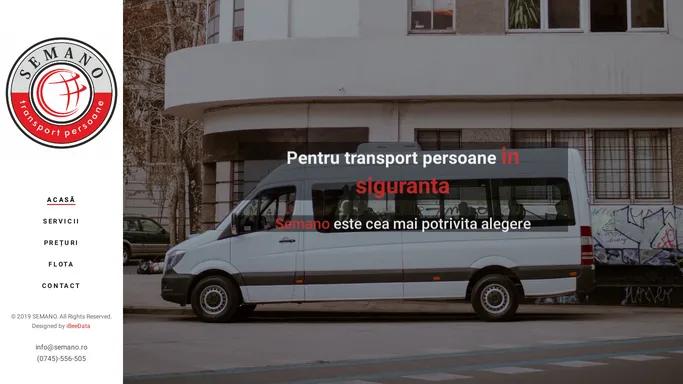 Transport persoane | SEMANO