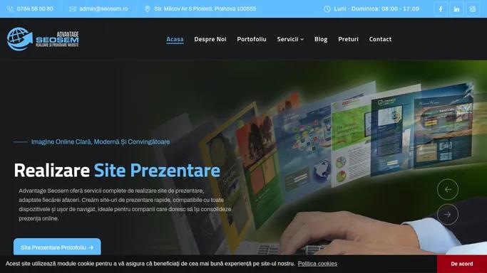 Site Prezentare si Promovare Online - Advantage Seosem