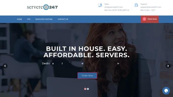 Servere247.Com – Home of Servers – Dedicated Servers