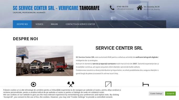 SC Service Center SRL - Verificare tahografe - Service Camioane
