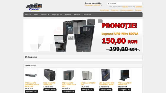 SERVICE UPS - Magazin Online!