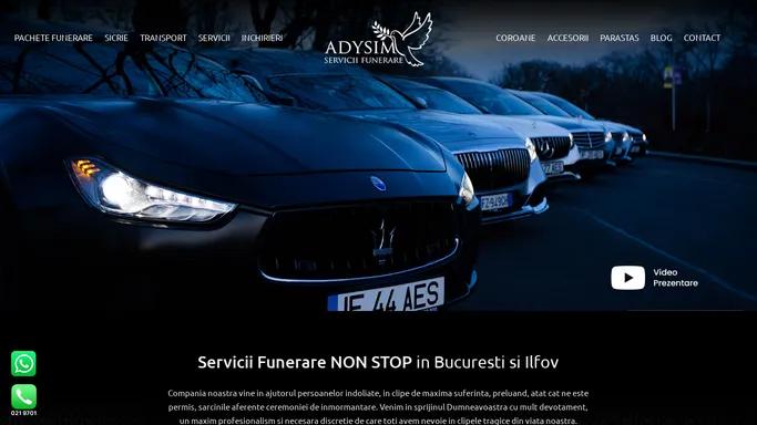 Servicii Funerare NON STOP Bucuresti - Ilfov | Agentia Funerara Adysim