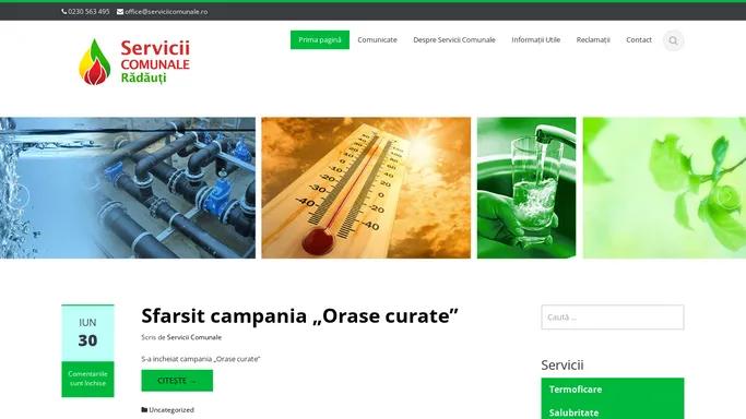 Servicii Comunale