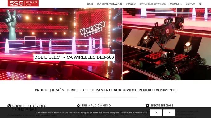 SEVEN SYS | Echipament audio-video, televiziune, evenimente si filmari.