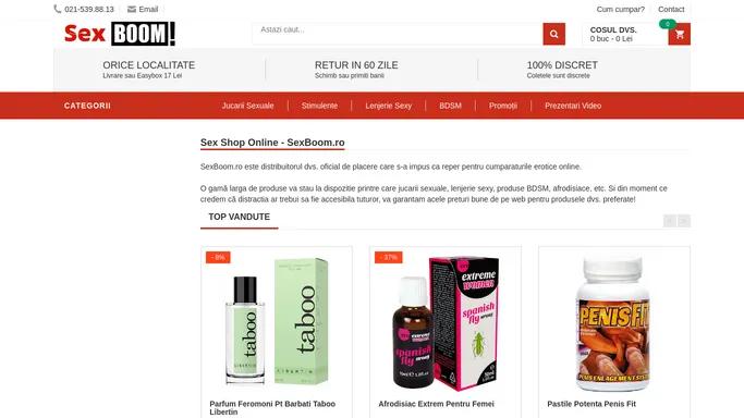 Sexshop online - sexboom.ro