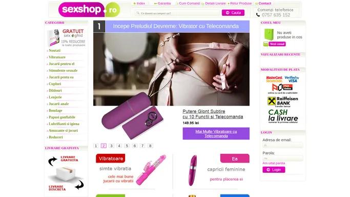 SexShop.ro - Livrare Gratuita si Discreta*, Sex Shop Online