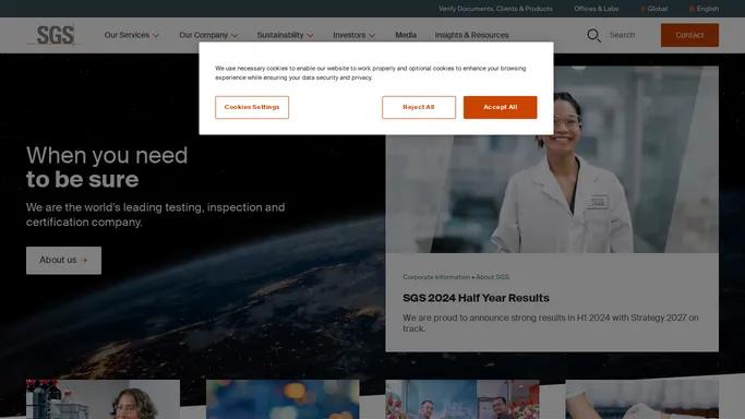 SGS | We are the world's leading testing, inspection and certification company