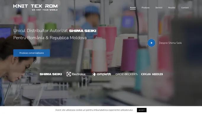 Knit Tex Rom – Unicul Distribuitor Autorizat Shima SeikiPentru Romania & Republica Moldova