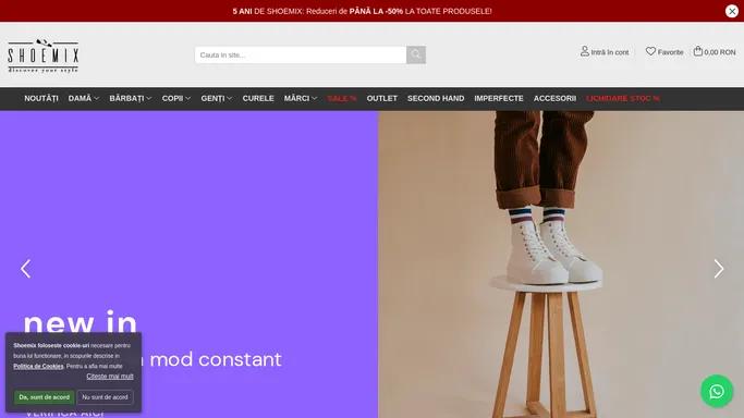 Shoemix.ro | Magazinul tau premium de incaltaminte outlet & second hand