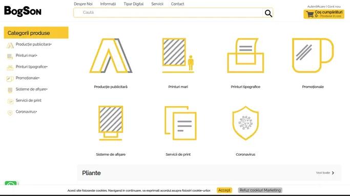 BOGSON.RO - Print Digital, reclame si productie publicitara | Cere oferta de pret!