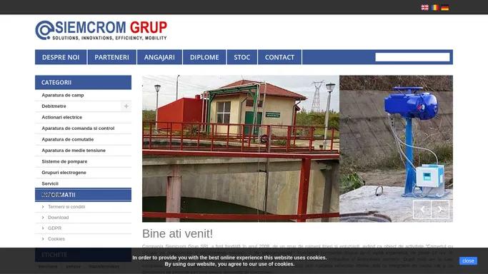 Siemcrom Grup - Echipamente pentru automatizari industriale - SIEMCROM